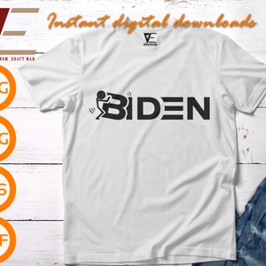 FJB Svg, Let's Go Brandon Svg, Anti Biden Svg, Archivos Svg Patrióticos Divertidos para Cricut, Silueta, Corte Láser, Sublimación, dxf, eps, png, SVG