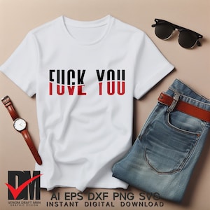 F*ck You Love You Svg, sarcasme Adult Humor Design Svg-bestanden voor Cricut, silhouet, lasergesneden, sublimatie, dxf, eps, png, svg