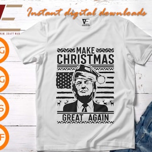 Trumpmas machen Weihnachten großartig wieder Svg, Trumpf-Weihnachten machen Amerika großartig wieder Afrika-Svg-Dateien für Cricut, Silhouette, Laser-Schnitt, Sublimation