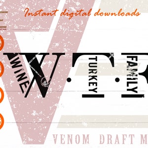 WTF Wijn Turkije Familie Svg, Grappige Wijn Citaten Svg, Thanksgiving Svg Bestanden Voor Cricut, Silhouet, Laser gesneden, Sublimatie, dxf, eps, png, svg