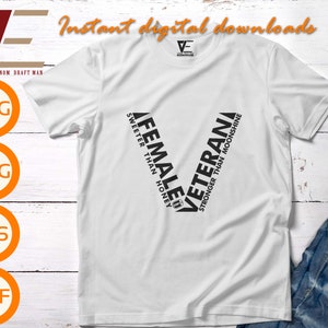 Female Veteran Svg, Girl Protected Veteran Svg, Military Designs Files For Cricut, Silhouette, Laser cut, Sublimation, dxf, eps, png, svg