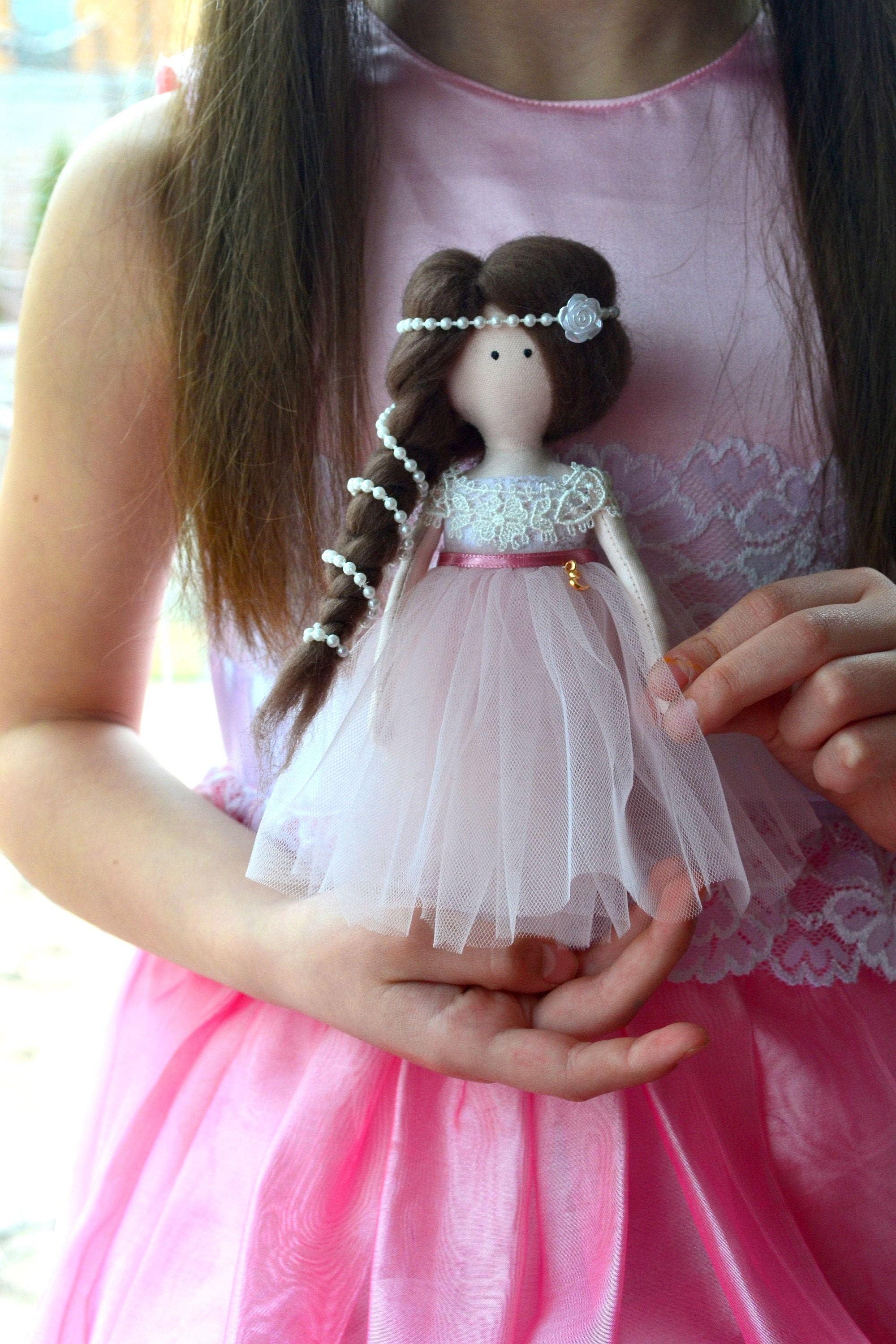 Flower girl proposal gift Rag doll Flower girl doll Etsy