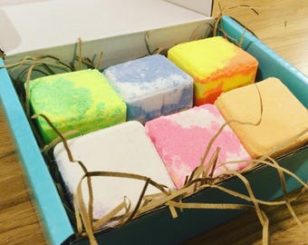 Shower Steamers/Shower Bombs, 6 pack, Aromatherapy, Highly Scented, Handmade,Artisan