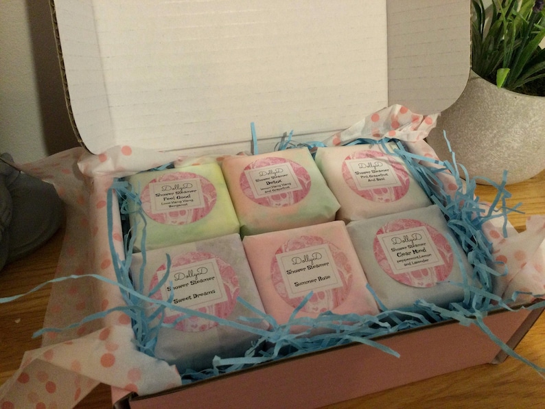 Shower Steamers/Shower Bombs, 6 pack, Aromatherapy, Highly Scented, Handmade,Artisan Bild 6