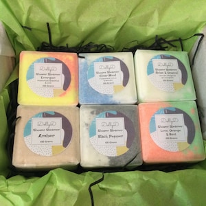 Shower Steamers Inspired for Men, 6 Pack, Aromatherapy, Highly Scented