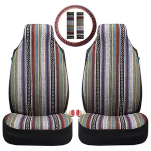 Baja Serape Mexican Pet Car Seat Cover