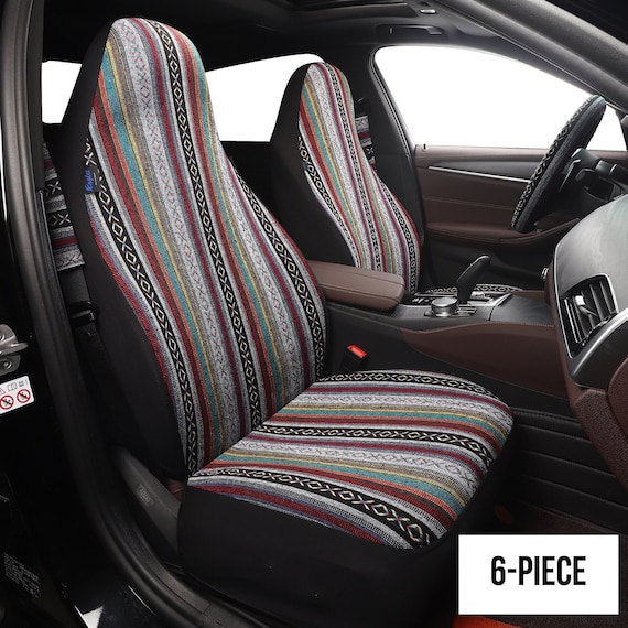 Baja Saddle Blanket Seat Covers for Cars Full Set Mexican Etsy