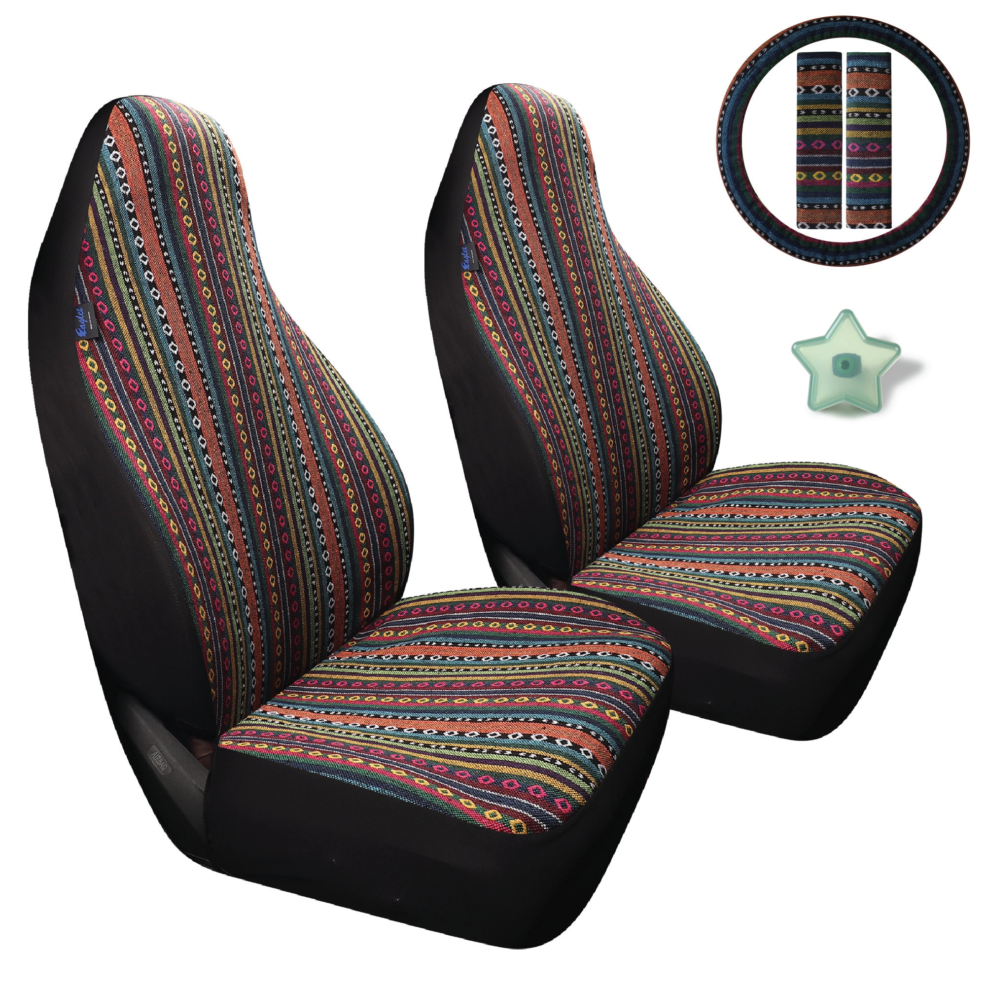 Peruvian Woven Blanket Car Seat Covers sold by Thien SKU 217779