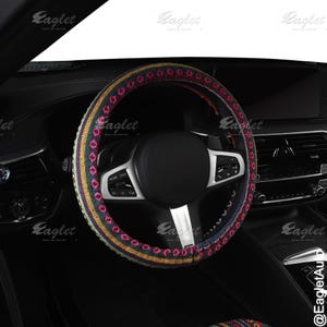 Peruanische 6-teilige gewebte Decke Handmade Full Set Autositzbezüge für Fahrzeuge, Auto Vorder- und Rücksitzbezüge, Geschenke für Sie / Ihn Bild 11