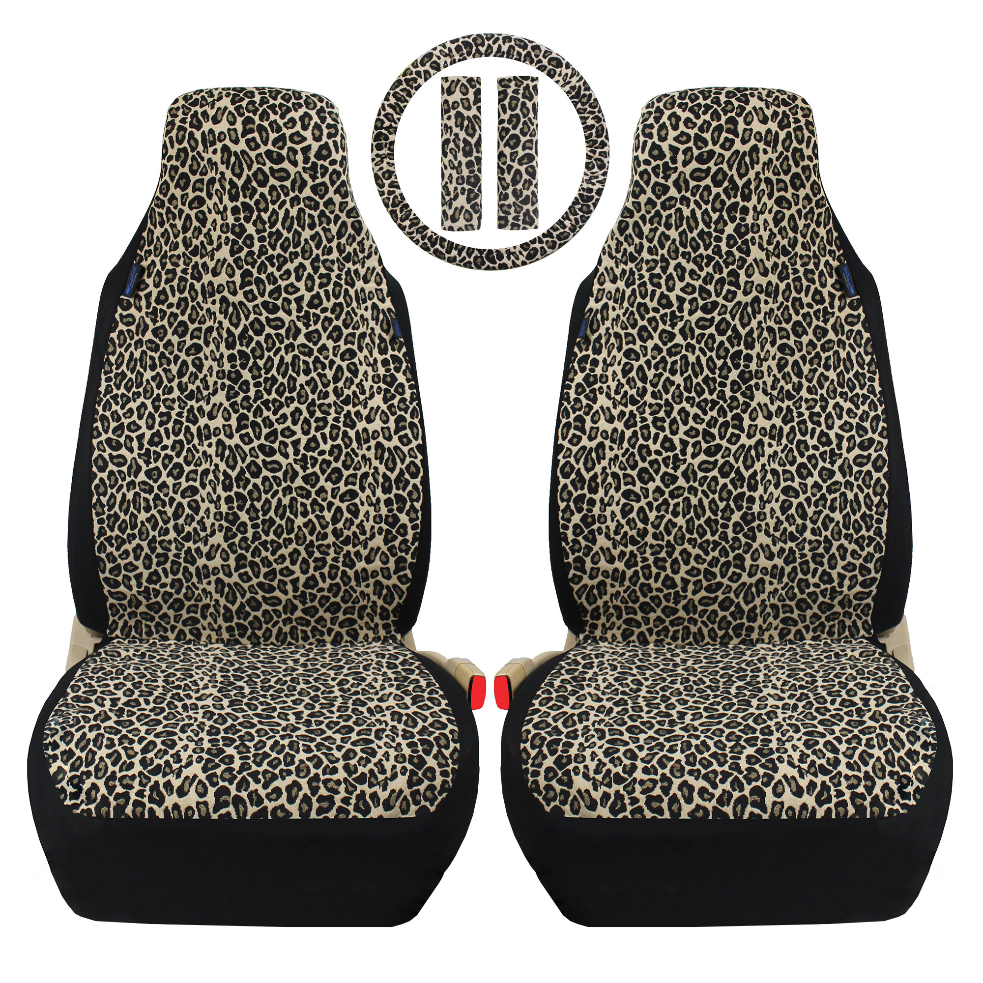 Cheetah Print Seat Covers For Cars Yobvec Car Seat Covers Set Of