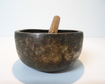 Antique, Ancient, Thadobati Cup, Tibetan Singing Bowl, Hand Hammered Himalayan, Note F#5