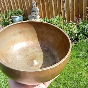 Seltene Antike Museum Qualität Shiva Lingam Tibetische Klangschale Himalaya Klangheilungstherapie Note A3