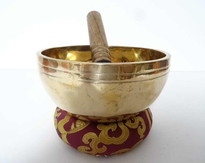 Tibetan Singing Bowl, New Jhumka Sound Therapy Sound Healing Mediation. Note A#4