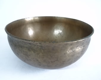 Antique Ultabati Tibetan Himalayan Singing Bowl Hand Made Meditation Sound Therapy Healing F2