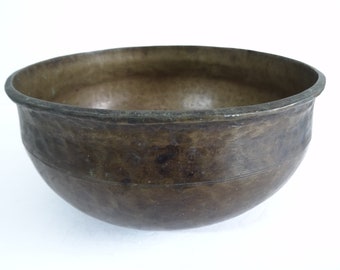 Antique Ultabati Tibetan Himalayan Singing Bowl Hand Made Meditation Sound Therapy Healing G2