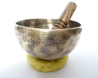 Full Moon Tibetan Singing Bowl: Sound Therapy, Note G#4 Throat