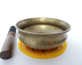 Antique Shaman Medicine Singing Bowl Yoga Earth Magic Sound Therapy G4