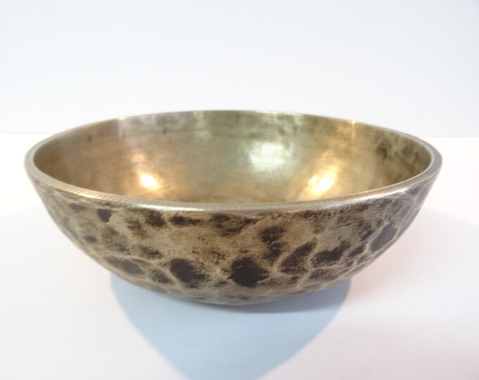 Antique Manipuri Tibetan Singing Bowl Meditation Himalayan Sound Therapy Healing A#3