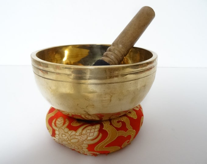 Tibetan Singing Bowl, New Jhumka Sound Therapy Sound Healing Mediation. Note A#4