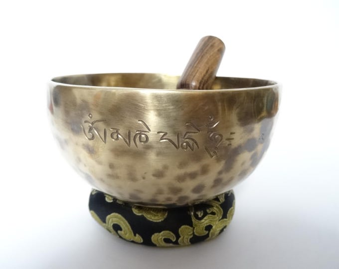 Full Moon Tibetan Singing Bowl: Sound Therapy, Note E4 Solar Plexus