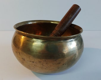 Antique Old Tantrik Dolpo Buddha Singing Bowl Meditation Sound Therapy Healing G#