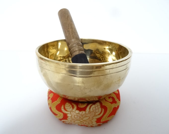 Tibetan Singing Bowl, New Jhumka Sound Therapy Sound Healing Mediation. Note A#4