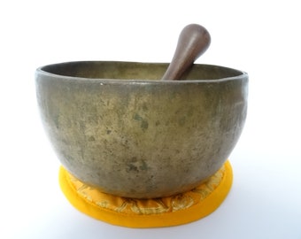 大型アンティーク タドバティ シンギングボウル：ヒマラヤサウンド