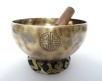 Full Moon Tibetan Singing Bowl Sound Therapy Healing Tibetan Himalayan Buddhism Note D4 Sacral