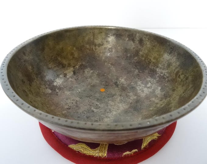 Antique Manipuri Tibetan Singing Bowl Meditation Himalayan Sound Therapy Healing C#4