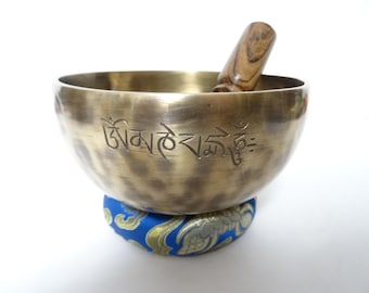 Full Moon Tibetan Singing Bowl: Sound Therapy, Note F4 Heart