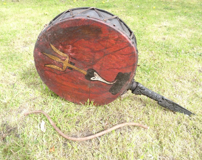 Nepalese Dhyrangro Shaman drum Shamanism Shamanic Healing Bon Po Buddhism