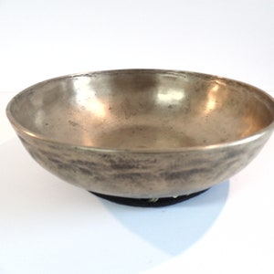 Seltene Antike Urna Lingam Himalaya tibetische Klangschale Klangheilung Therapie Note B2