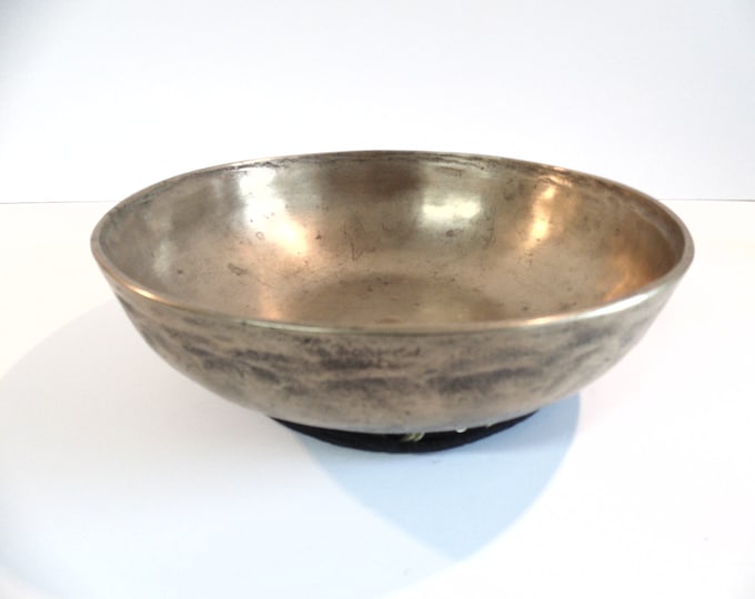 Rare Antique Urna Lingam Himalayan Tibetan Singing Bowl Sound Healing Therapy Note B2