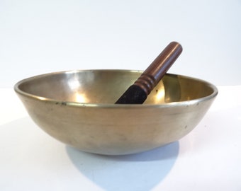 Antique Manipuri, Tibetan Singing Bowl, Meditation Yoga, Himalayan Sound Therapy, Healing, Note D#3