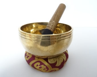 Tibetan Singing Bowl, New Jhumka Sound Therapy Sound Healing Mediation. Note B4