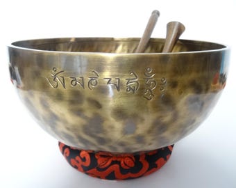 Full Moon Tibetan Singing Bowl: 11 G#2 Sound Therapy Bowl Throat Chakra