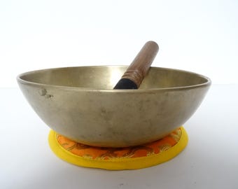 Antique Manipuri Tibetan Singing Bowl Meditation Himalayan Sound Therapy Healing D3