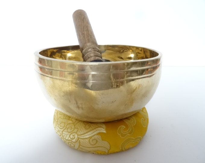 Tibetan Singing Bowl, New Jhumka Sound Therapy Sound Healing Mediation. Note A#4