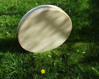 16" Goat Hide Ocean Drum for Shamanic Ritual Sound Therapy