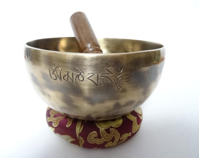 Full Moon Tibetan Singing Bowl: Sound Therapy, Note D#4 Sacral