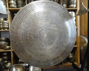 80cm Etched TamTam Gong: Nepalese Meditation Sound Therapy, C2