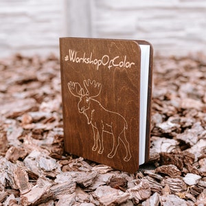 Personalized Wooden Journal / Wooden Notebooks / Custom Wooden Notebooks  / Engraved personalized notebook / Writing journal / Sketchbook