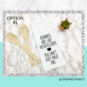 Bunny Tea Towels/Flour Sack Towels