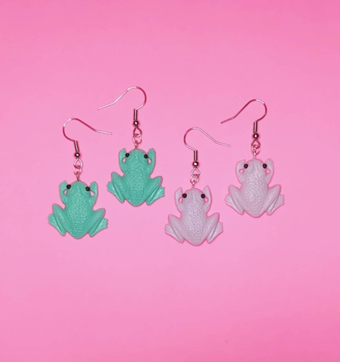 Frog Earrings Etsy