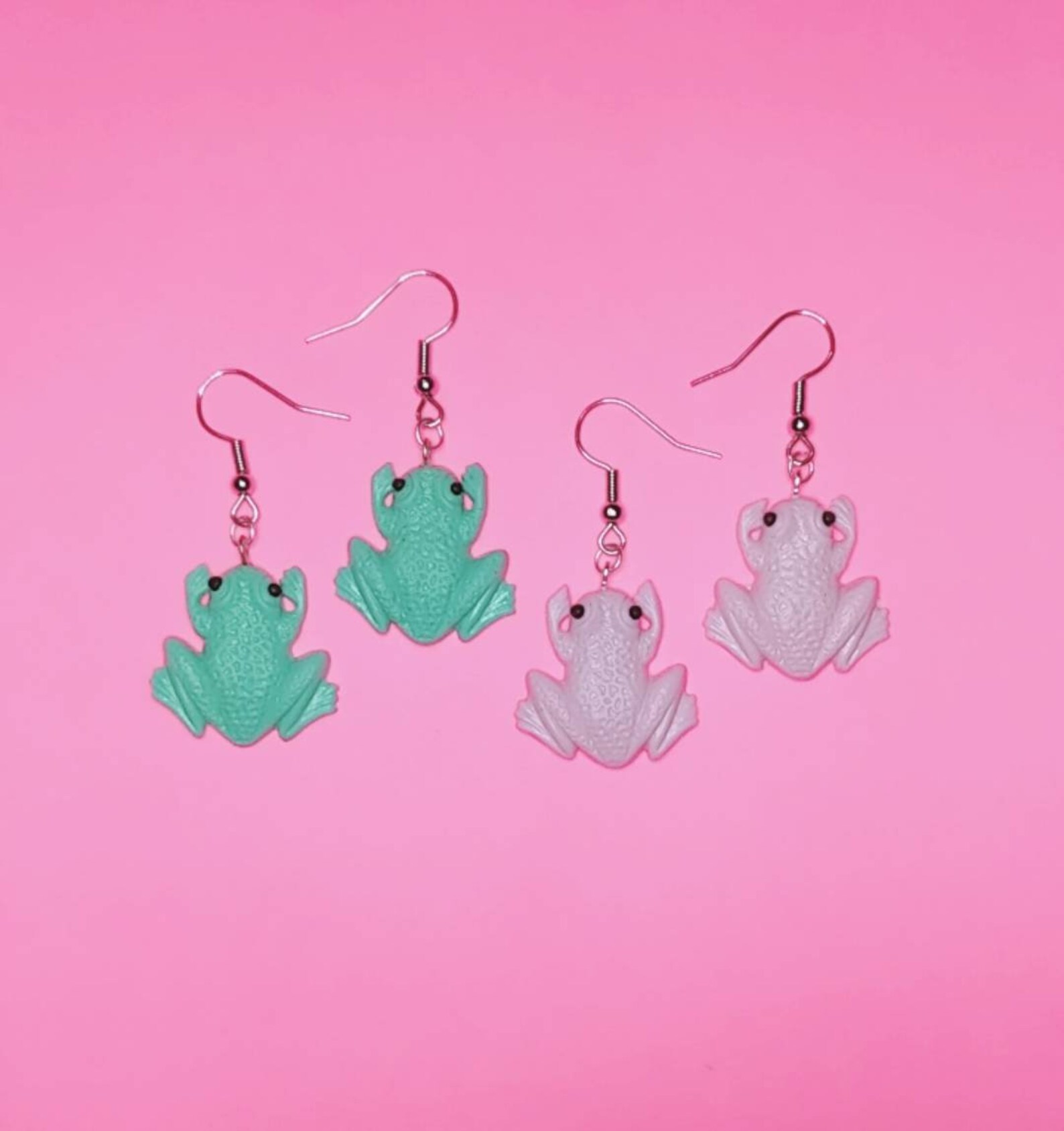 Frog Earrings Etsy