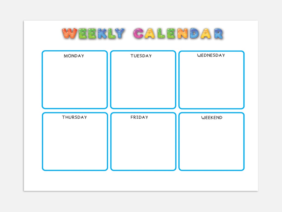 kids-weekly-calendar-cute-colorful-printable-children-s-etsy