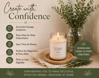 Herbal Infusion Dosage Guide PDF | Infused Butter & Sugar Cookbook | Edible Potency Calculator | Beginner Baking Guide