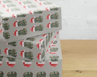 Holiday Buds Wrapping Paper Set