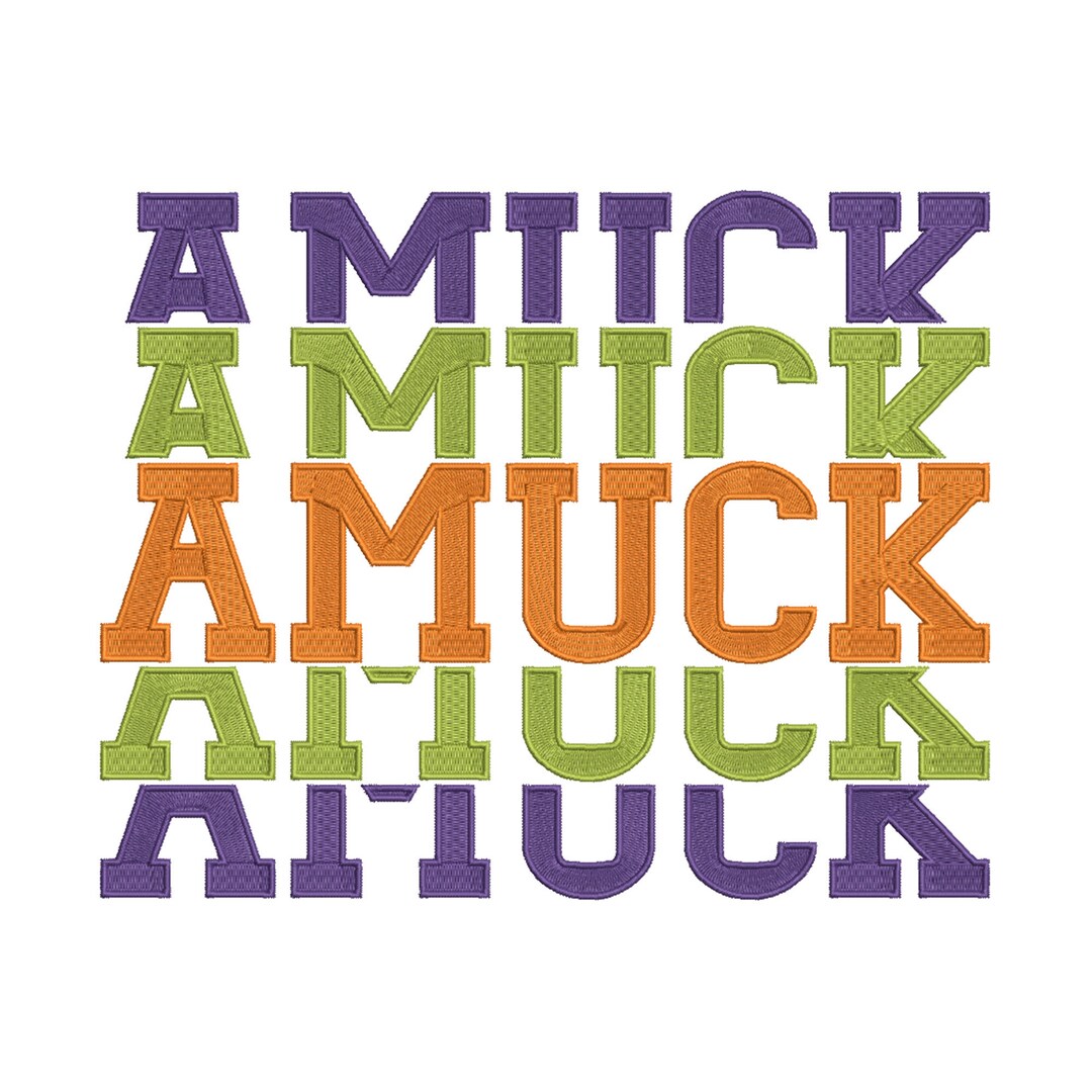 Hocus Pocus Amuck Machine Embroidery Design (digital File) - Etsy