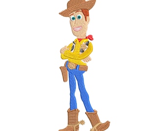 Toy Story Woody ha ispirato il disegno del ricamo a macchina.